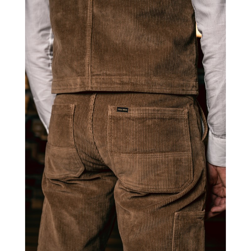 Gilet velours 1937 Roamer Vest light brass cord...