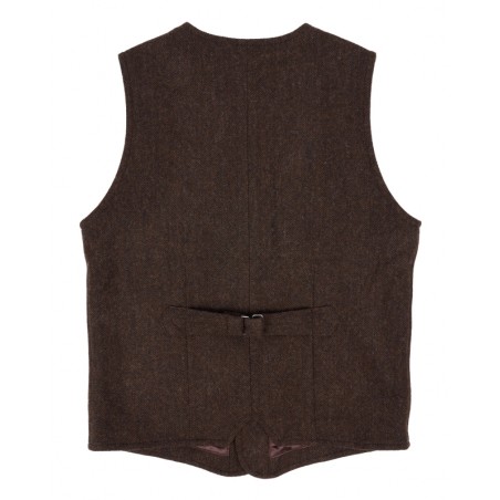 Wollweste 1905 Hauler Vest Upland brown - Pike Brothers