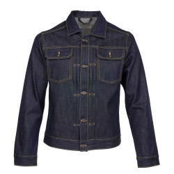 Raw denim jacket - 1958 Roamer Jacket 15oz indigo Pike...