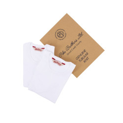 2er-Pack Schlauch-T-Shirts weiß Rundhals - 1947 Round... 2