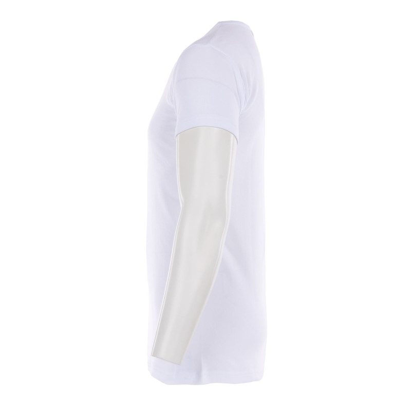 Pack of 2 white tubular T-shirts crew neck –...