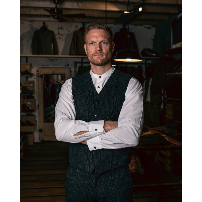 Weste 1937 Roamer Vest Glasgow Grey - Pike...