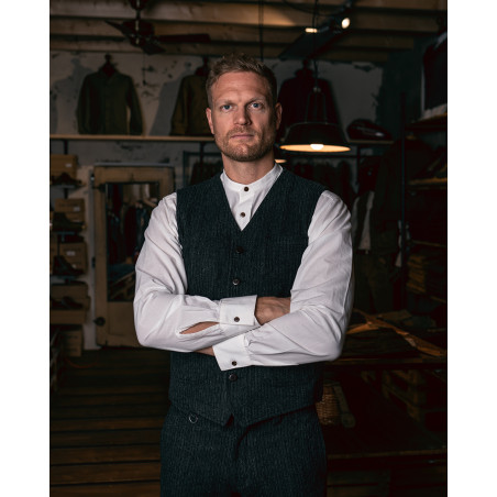 Weste 1937 Roamer Vest Glasgow Grey - Pike Brothers