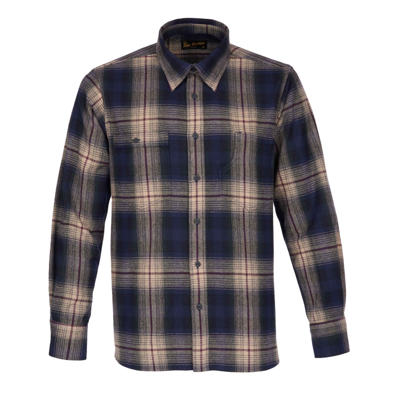 FLANELLHEMD 1937 Roamer Shirt blue beige check...