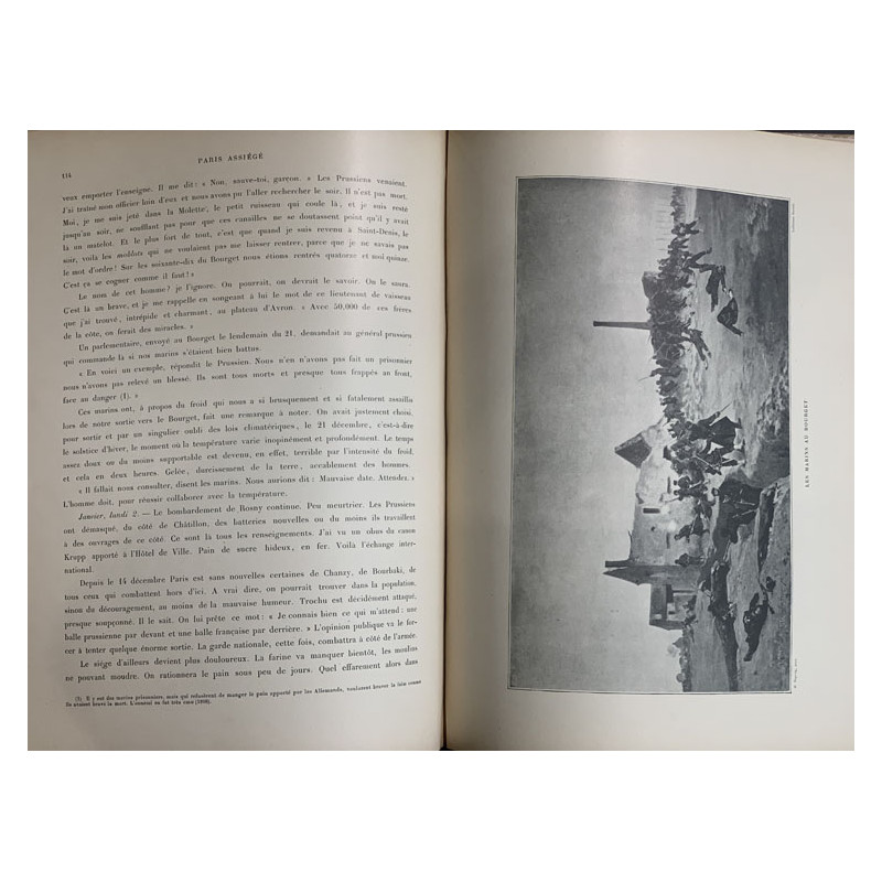 PARIS Belagert 1870 Kriegsberichte – 1871 –...