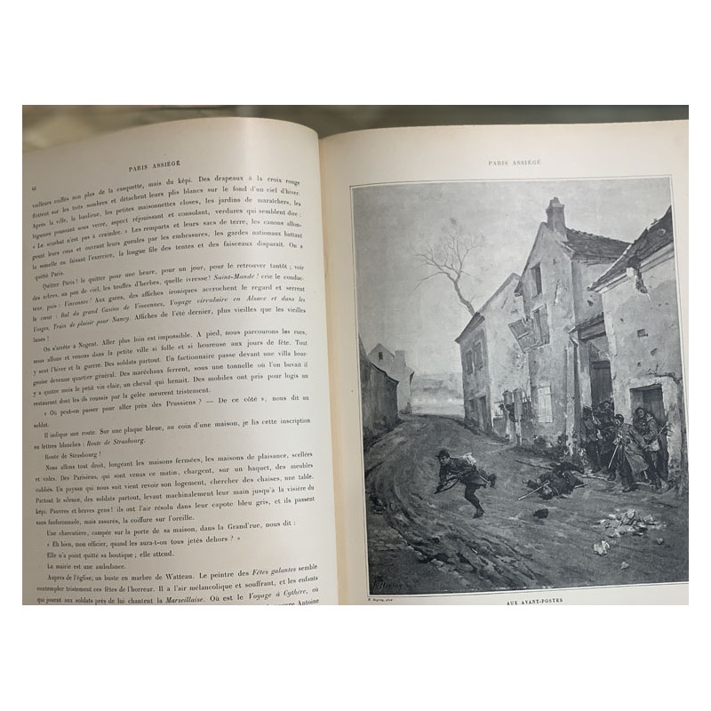 PARIS Belegerd 1870 Oorlogsverslagen - 1871 -...