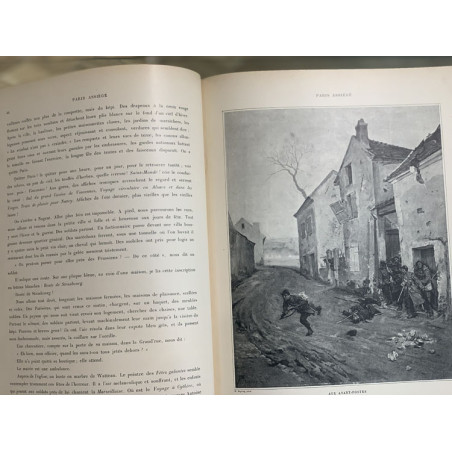 PARIS Belagert 1870 Kriegsberichte – 1871 – Jules Claretie