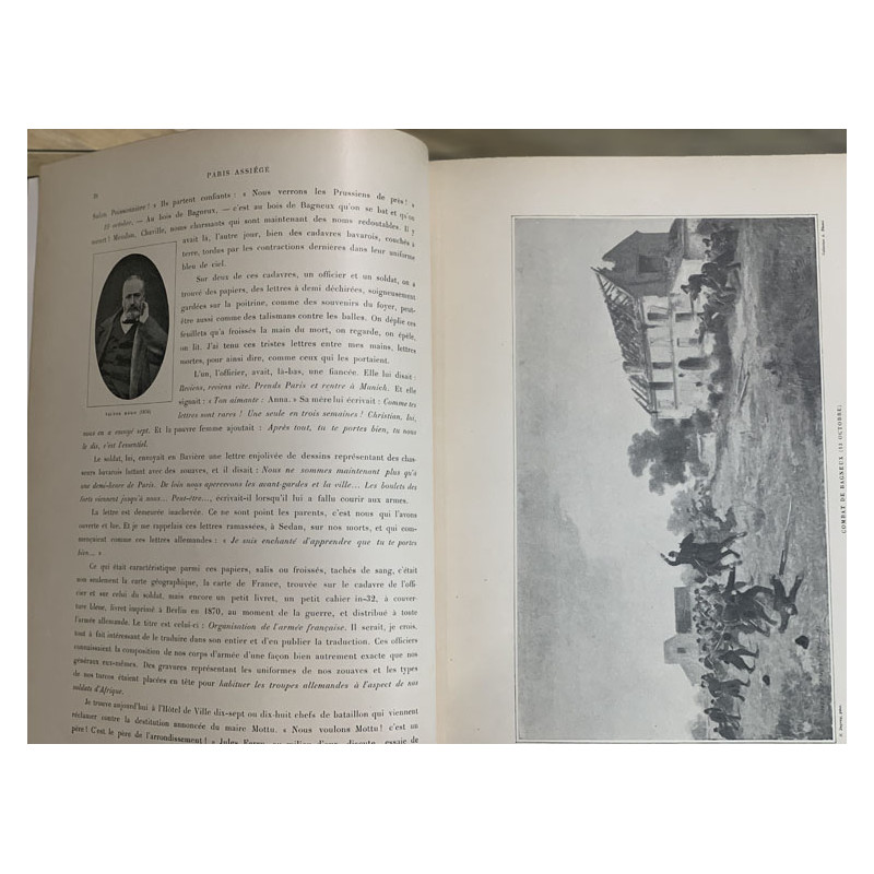 PARIS Belagert 1870 Kriegsberichte – 1871 –...