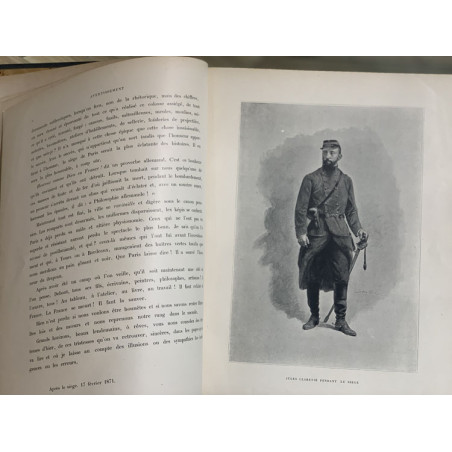PARIS Belagert 1870 Kriegsberichte – 1871 – Jules Claretie