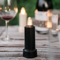 BLACK LED CANDLE - BAREBONES LIVING