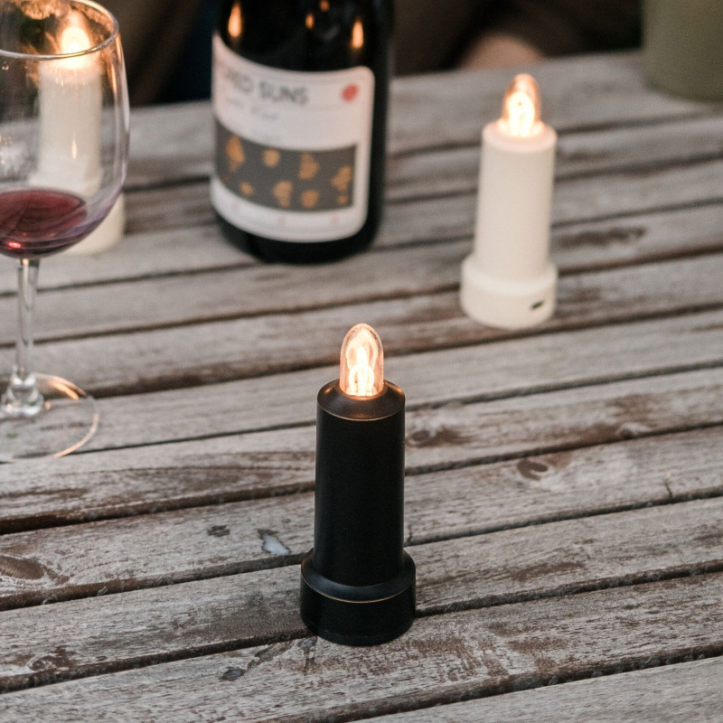LED-KERZE SCHWARZ - BAREBONES LIVING