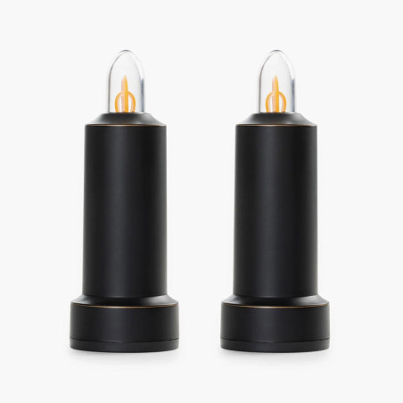LED-KERZE SCHWARZ - BAREBONES LIVING