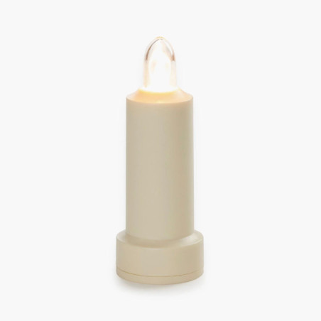 WHITE LED CANDLE - BAREBONES LIVING