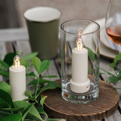 WEISSE LED-KERZE – BAREBONES LIVING 2