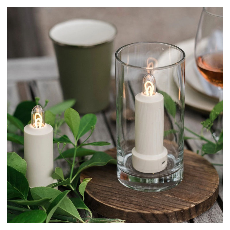 WHITE LED CANDLE - BAREBONES LIVING