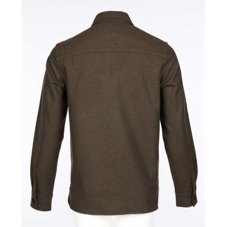 Wolhemd kaki 1943 CPO Shirt Olive Wool - Pike Brothers