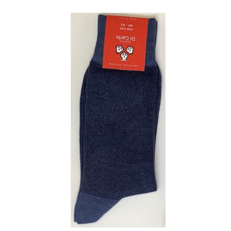 ONDA CH DENIM / NAVY Socks - Di Carlo