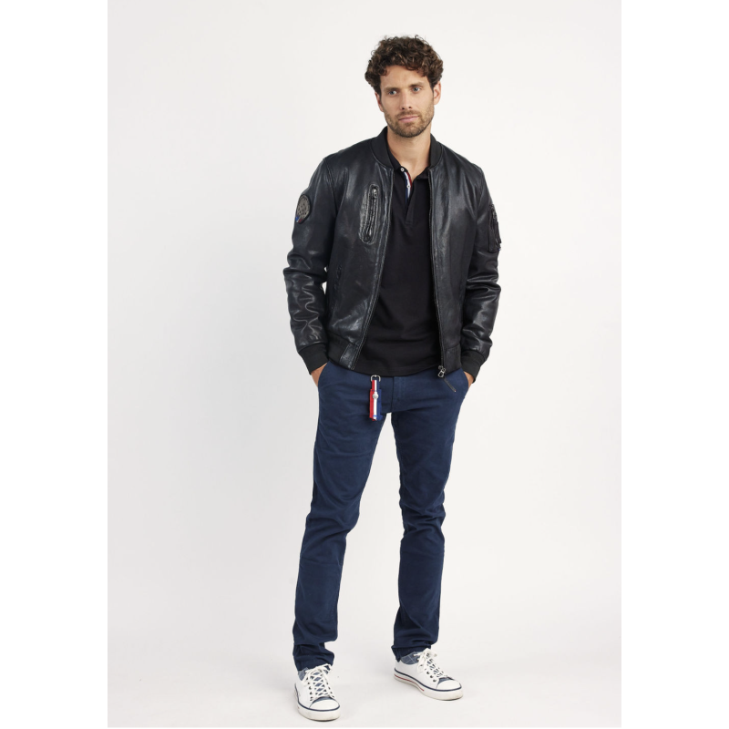 Jacke RICK ALPHA Schwarz - Patrouille de France