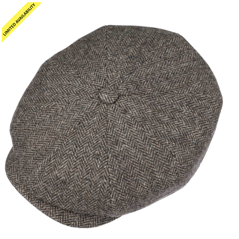 Hatteras Wool Herringbone Cap - Stetson