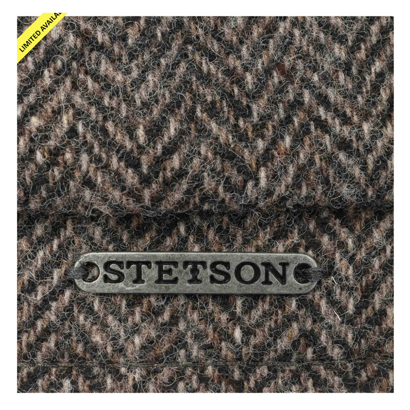 Hatteras Wool Herringbone Cap - Stetson