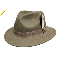 Brown Wool Felt Traveller Hat - Stetson