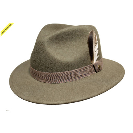 Chapeau feutre marron Traveller Woolfelt - Stetson