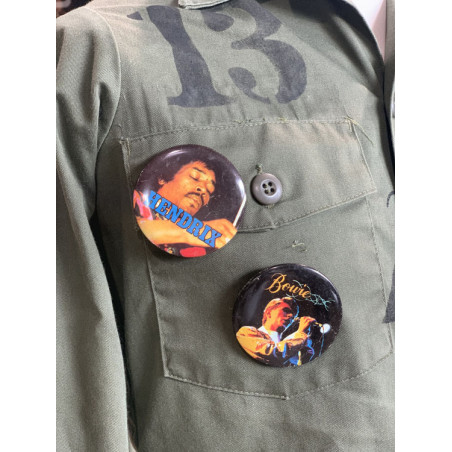 Vintage Vietnam USAAF No War - OG-507 Military Shirt Protest
