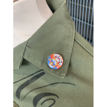 Vintage-Hemd Vietnam USAAF No War - OG-507 Military Shirt Protest