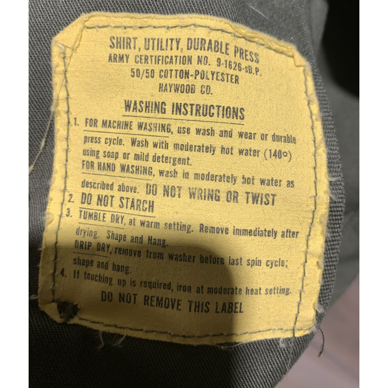 Vintage Vietnam US Army War is Hell Overhemd -...