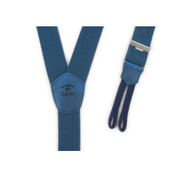 Ocean Blue Braided Suspenders Au Grand Large - Les...