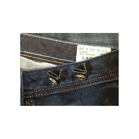 Clip Buttons for Button Suspenders (brace tac) x6 - Les Bretelles de Léon
