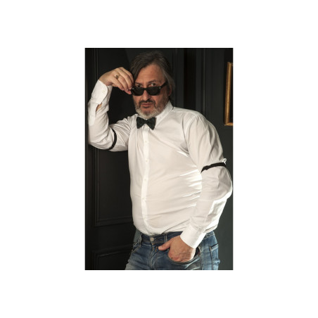 Retro mouwhoud - Zwarte mouwelastiek - Les Bretelles de Léon