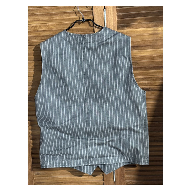 Grijs gestreept gilet - 1937 Roamer Vest Grey...