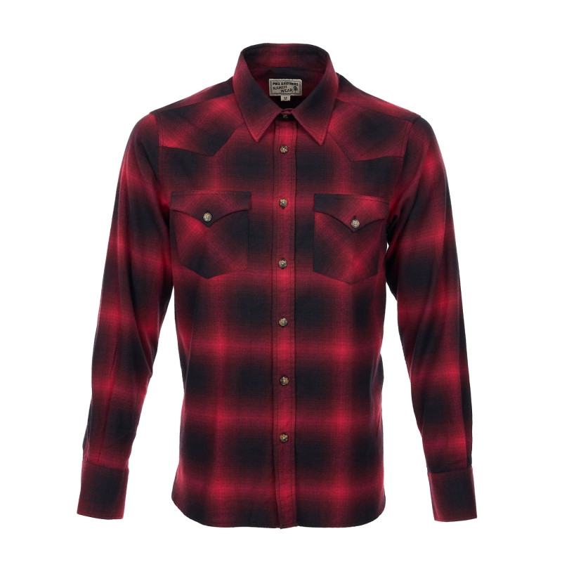 1952 Rider Shirt Nashville Red - Pike Brothers