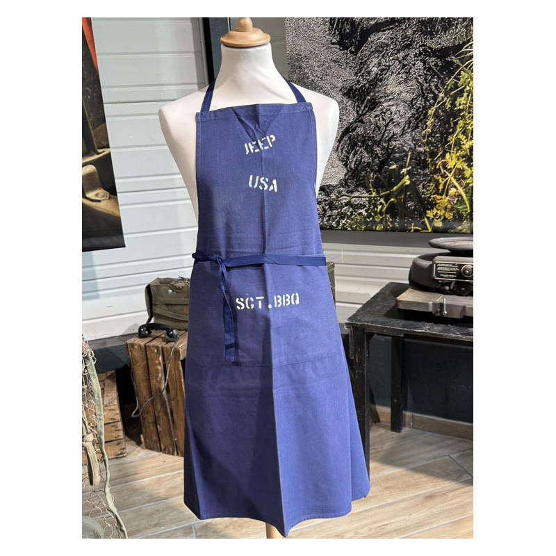 Tablier Vintage Jeep USA SGT BBQ