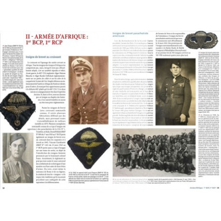 ABZEICHEN UND BREVETS DER ERSTEN FRANZÖSISCHEN FALLSCHIRMJÄGER 1936 – 1946
