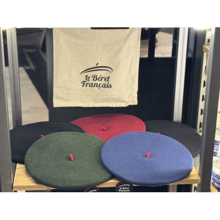 French Beret Black - Volontaires Nationaux - Le Béret Français