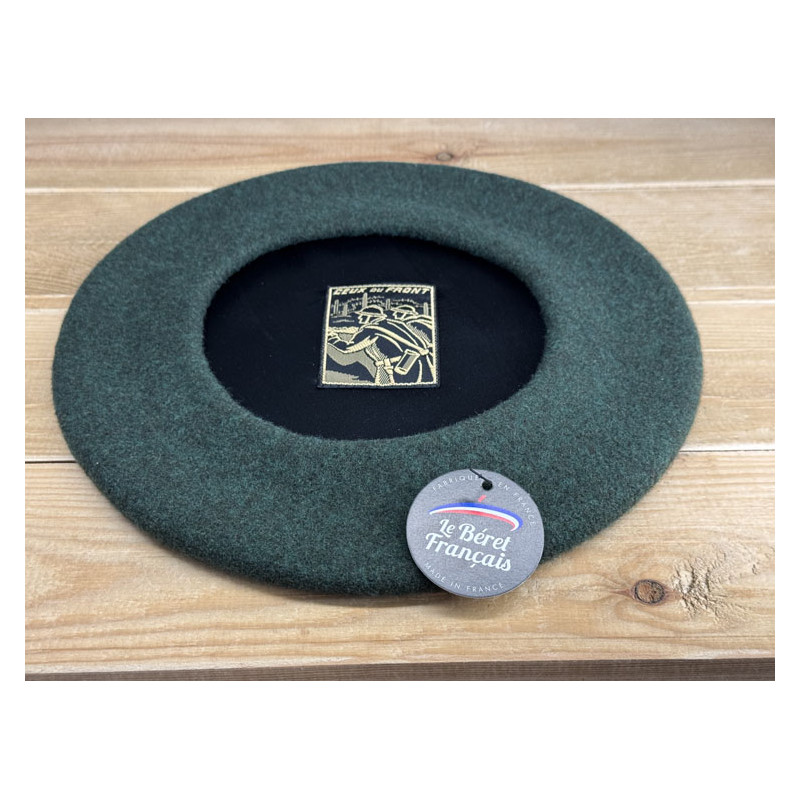 Béret Français Kaki - Ceux du Front - Le Béret...