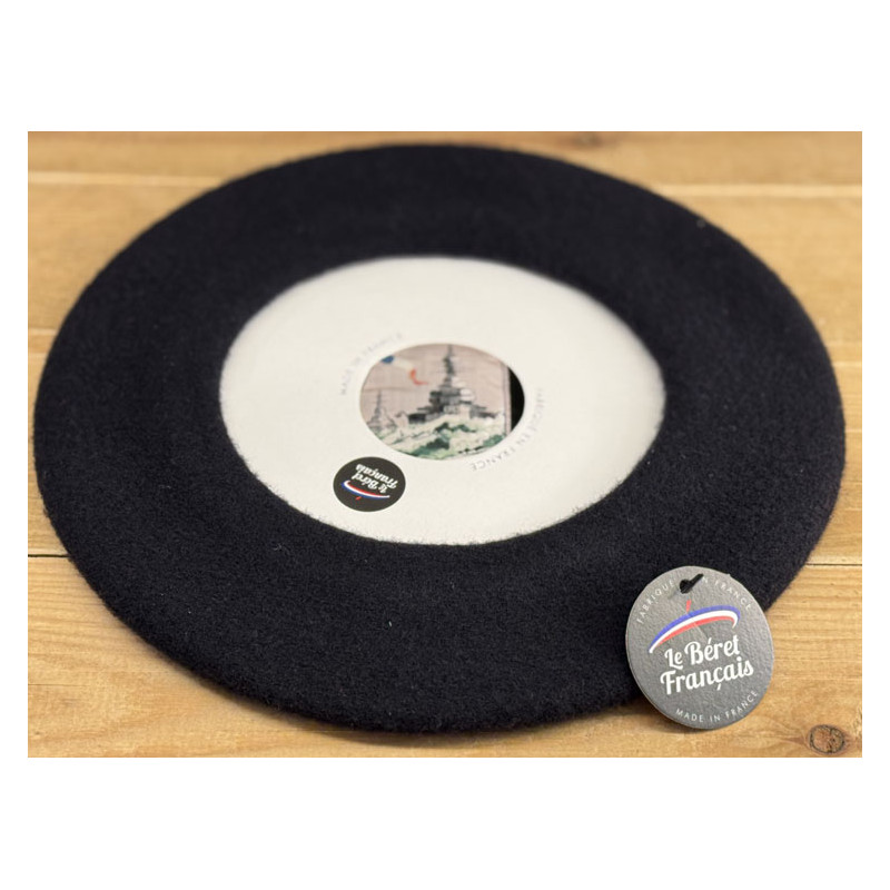 Béret Français Bleu Marine - Honneur et Patrie...