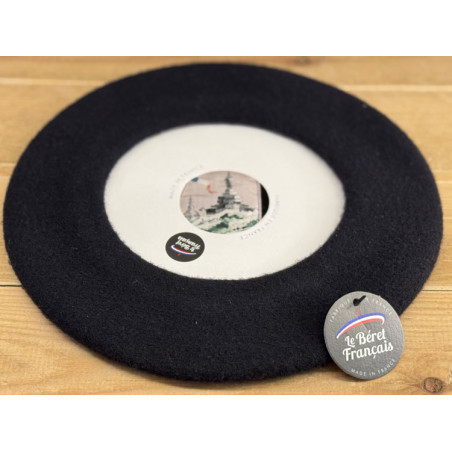 French Beret Navy Blue - Honneur et Patrie - Le Béret Français