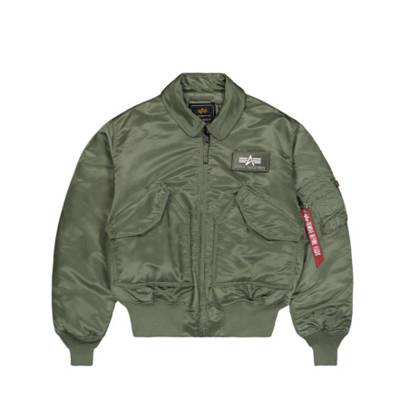 Blouson Pilote Bombers CWU 45 Sage Green - Alpha Industries