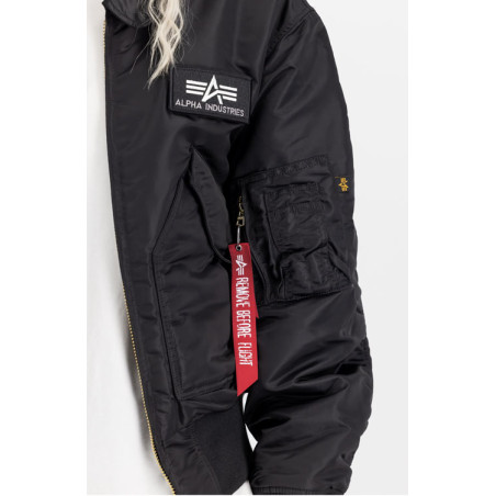 Pilotenjacke Bomber CWU 45 Black - Alpha Industries