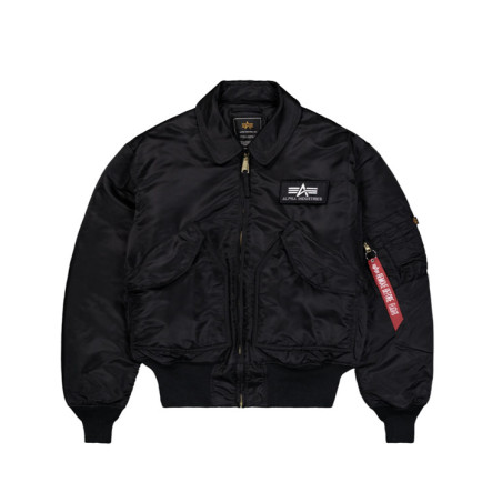 Pilotenjacke Bomber CWU 45 Black - Alpha Industries