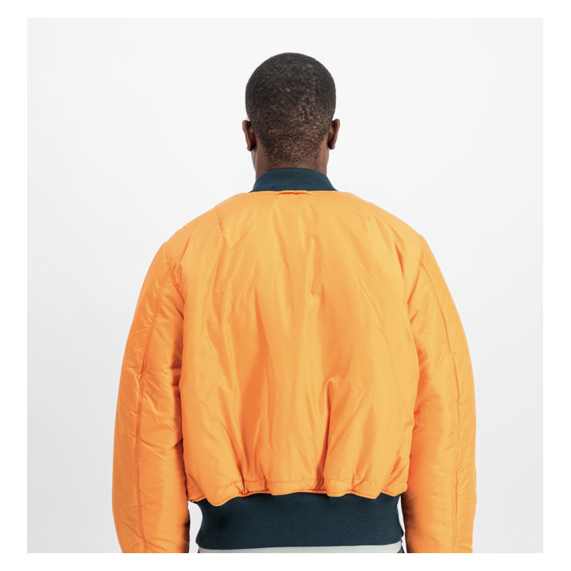 Blouson Pilote Bombers MA-1 Blue Petrol - Alpha...