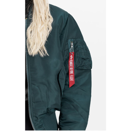 Blouson Pilote Bombers MA-1 Blue Petrol - Alpha Industries