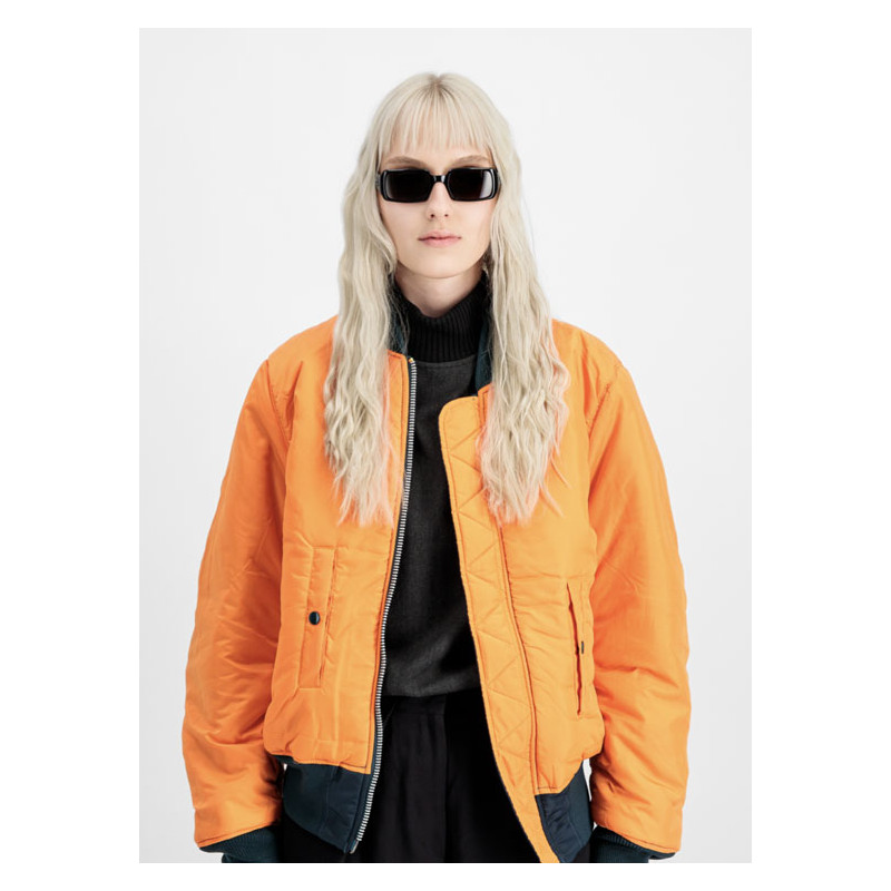 Blouson Pilote Bombers MA-1 Blue Petrol - Alpha...