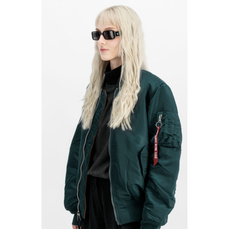 Blouson Pilote Bombers MA-1 Blue Petrol - Alpha Industries