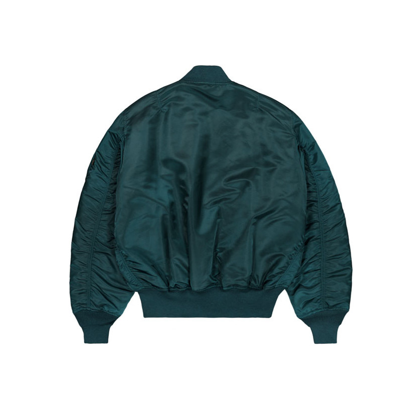 Blouson Pilote Bombers MA-1 Blue Petrol - Alpha...