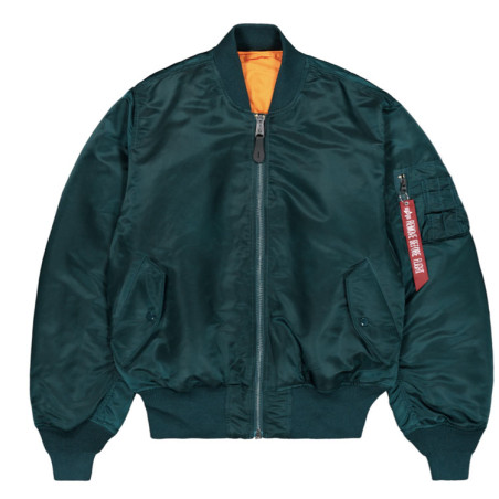 Blouson Pilote Bombers MA-1 Blue Petrol - Alpha Industries