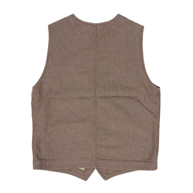 Weste 1937 Roamer Vest HBT brown - Pike Brothers